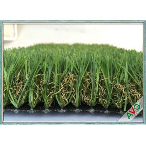 High Resilience / Skid Resistant Landscaping Synthetic Grass With 12000 Dtex
