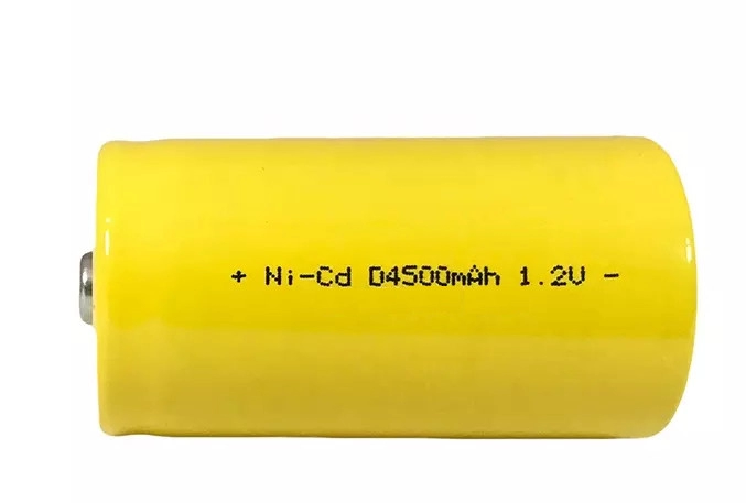 4500mah 1.2 V Nicd Rechargeable Batteries Flat Top For Emergency Lighting High Temperature Battery
