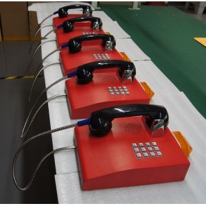 IP65 Weather Resistant Telephone With Flashing Lamp , Anti Vandal Tunnel