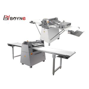 Full Automatic Vertical Dough Sheeter 650mm Rolling Width Bakery Processing