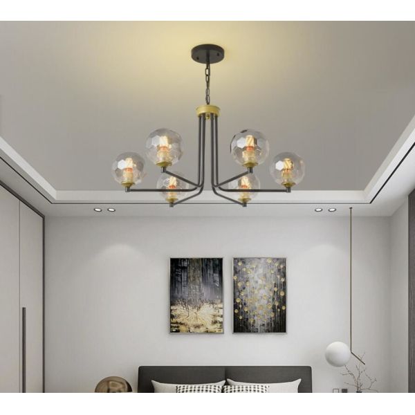 Buy Smoked Glass Pendant Lamps Modern Pendant Light 3000K To 6000K at wholesale prices