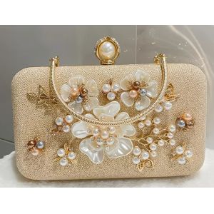 Red Evening Clutch Handbag No Pattern Style for Sophisticated Occasions