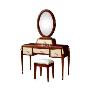 Quality Luxury Classic Wooden Dressing Table With Mirror LF-05# for sale