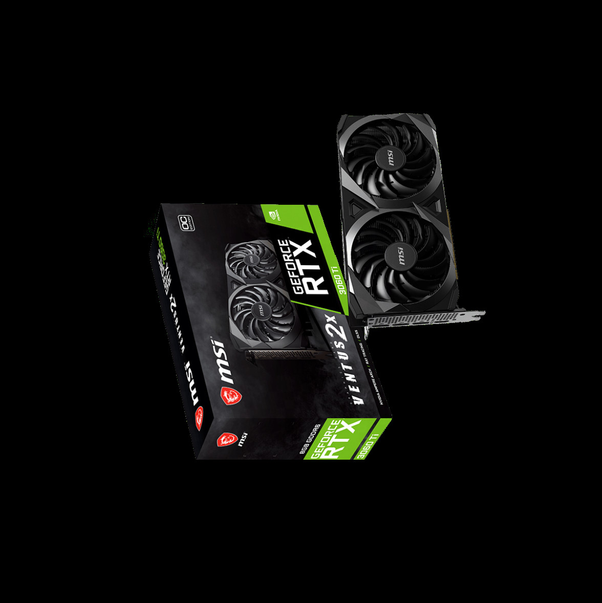 ZOTAC RTX3060Ti GAMING X TRIO 8G Graphics Card With 8GB GDRR6 MSI RTX 3060 Ti