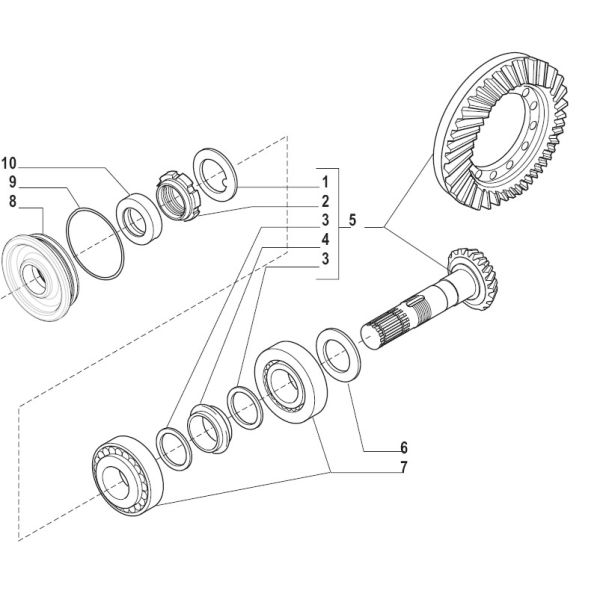 Stainless Steel Oil Seal Backhoe Loader Parts SP110995 134363
