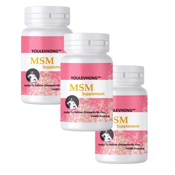 YOULEVHONG MSM Odorless MSM Supplement 30 Servings Easy Soluble In Water Non GMO Support Healthy Cartilage, Muscles, Hair