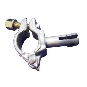 Quality Original , silver HDG , Galvanized Scaffold Single Coupler with welded bolt for sale
