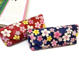 Small floral canvas glasses bag, custom sunglasses box
