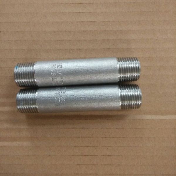 Buy Acid Pickling Sch 80 DN6 ASTM A733 Carbon Steel Nipple at wholesale prices