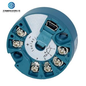 DIN Rail Mounted Thermocouple Temperature Transmitter RTD To 4 20ma Converter