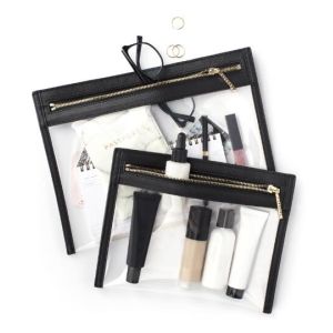 Mesh Pouches Document File Bag Stationery Bag, Folders, Custom Logo Clear Waterproof PVC File Documents Pouch Bag Wi