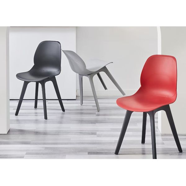 Buy 51cm 81cm Coloured Plastic Dining Chairs Waterproof Apple Chair at wholesale prices