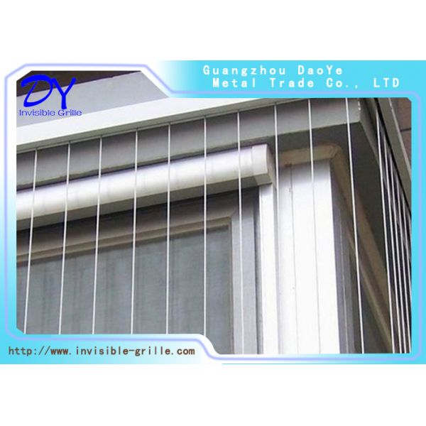 Buy Custom Shape Balcony Invisible Grille 316L SS Wire Rope at wholesale prices