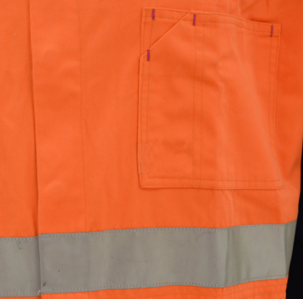 Orange Navy Reflective Safety Wear , Industrial Safety Clothing Australian Size / Design
