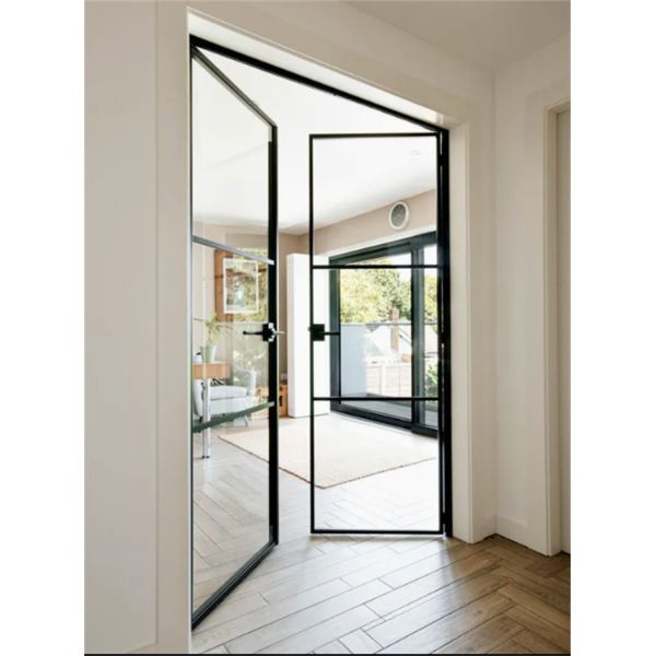 Aluminum Casement Doors With 1.4mm Aluminum Wall For Boutique Hotel