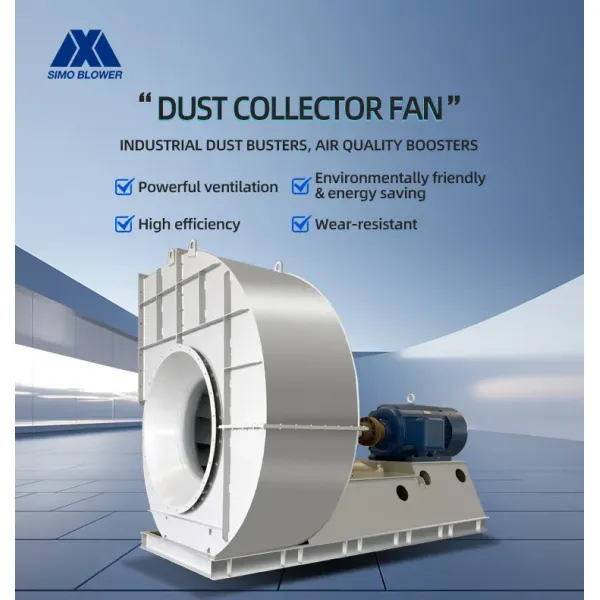 Large Air Flow and Wear Resistant Dust Exhaust Fan Secondary Air Blower Dust Collection Fan