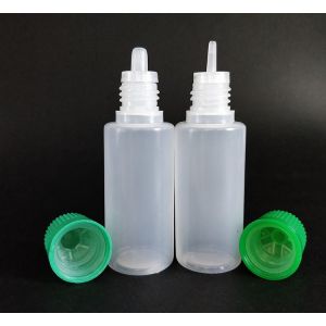 Liquid Dispensing Plastic Dropper Bottles with Smooth Surface