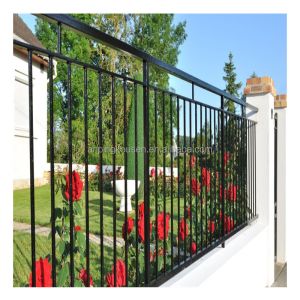 4ft 7ft Galvanized Wrought Iron Fencing Pickets Size 25x25mm Enhance Your