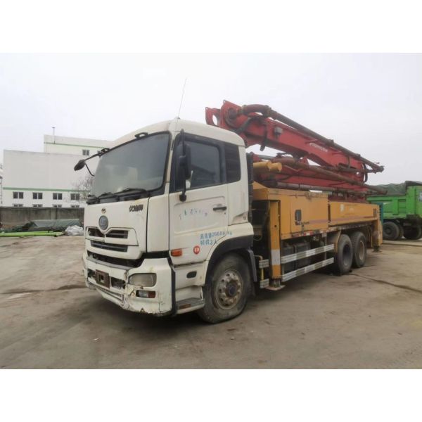 2009 38m Pm Concrete Pump on I. Suzu Truck Concrete Boom Pump Used Heavy Equipment