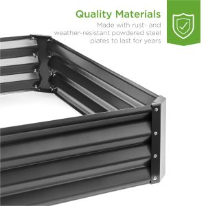 CE 0.3mm Thick L60cm Galvanized Raised Beds