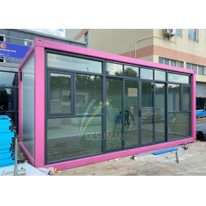 Labor Camp Glass Curtain Wall Detachable Container House
