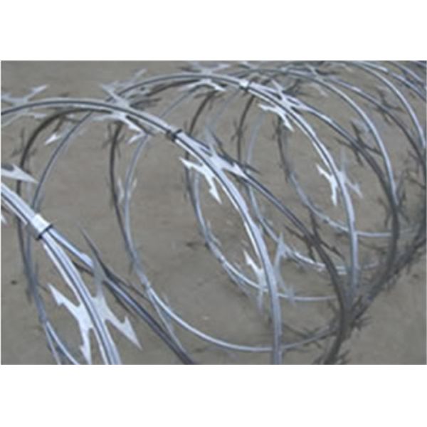 Welded Mesh CBT 65 Diamond Razor Wire Fence Height 1.2m