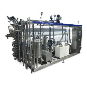 PLC Program Control Tubular UHT Milk Sterilizer Machine