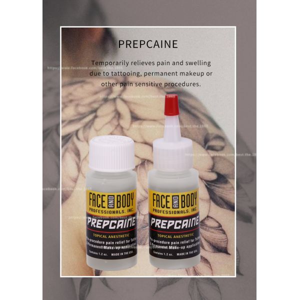 Buy PREPCAINE 30ml Sustain Numbing Gel Tattoo Anesthetic Pain Relieving Gel at wholesale prices