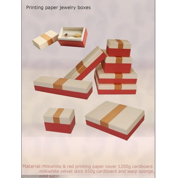 Buy jewelry pacakging box with paper material at wholesale prices