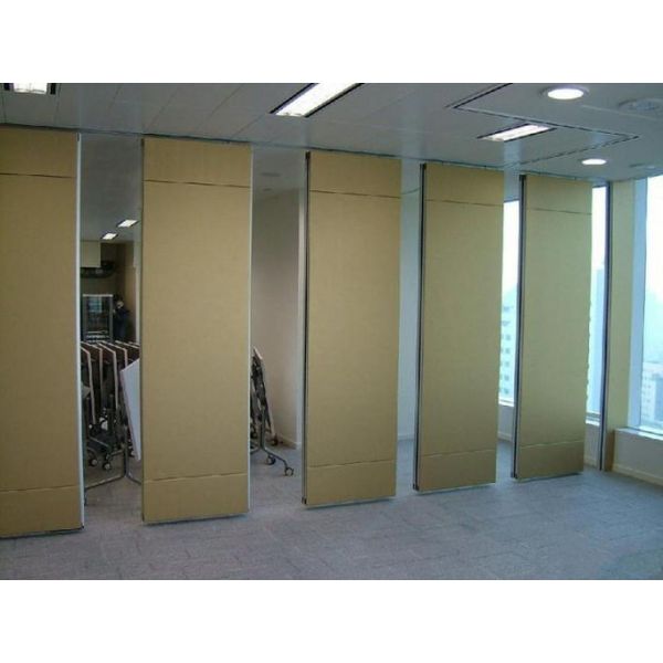 Acoustic Movable Wooden Sliding Partition Walls Easy To Operate