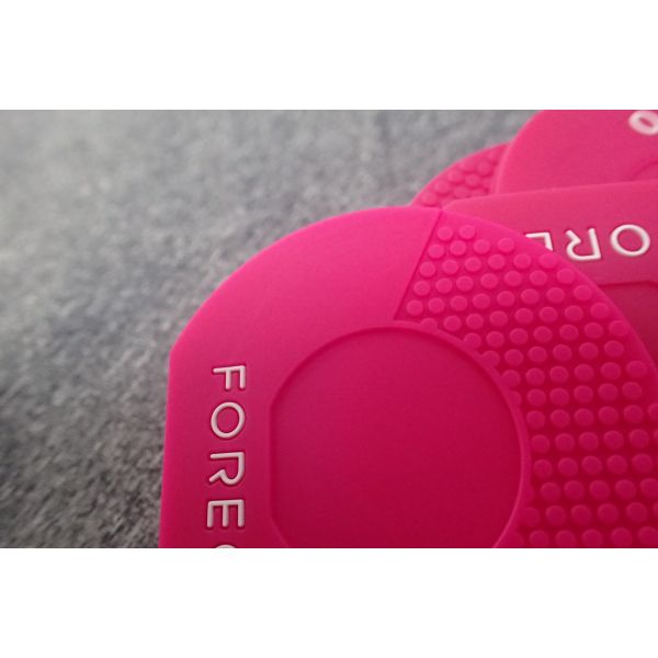 Pink 3D PVC Rubber Patches Sew - On Style Water - Proof Novel Pattern