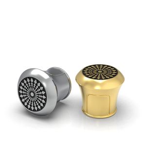 SGS Non Spill Die Casting FEA 15 Zamak Perfume Caps