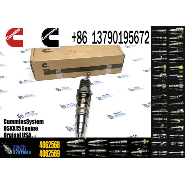 Common Rail Fuel Injector 4062569 4062568 4928264 4088652 4088648 4088660 4088662 4076965 4903455 for Cummins X15 QSX15 ISX15