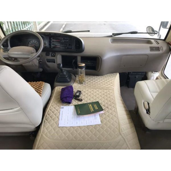Bus Second Hand Coaster White Golden For Stock Negeria LHD Mini Bus Diesel Promition Price Toyota Coaster