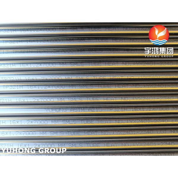 ASTM A213 TP321H Stainless Steel Seamless Tube For Boiler and Heat Exchanger