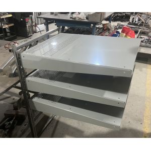 Powder Coating Wall Mounted Retail Shelving Fixtures 24in X 30in