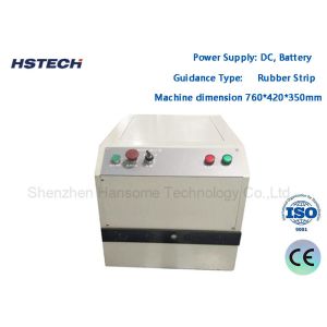 Quality DC24V Chargable 100KG Load Capacity Rubber Strip Automated Guided Vehicles for sale