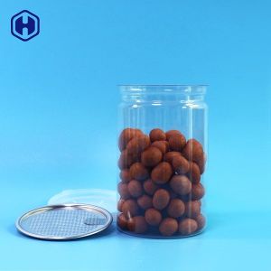 Portable Stackable Clear Round Plastic Tubs FDA SGS Certificated