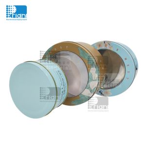 Custom Empty Gift Tin Box Packaging For Chocolate With Handle Containers Metal