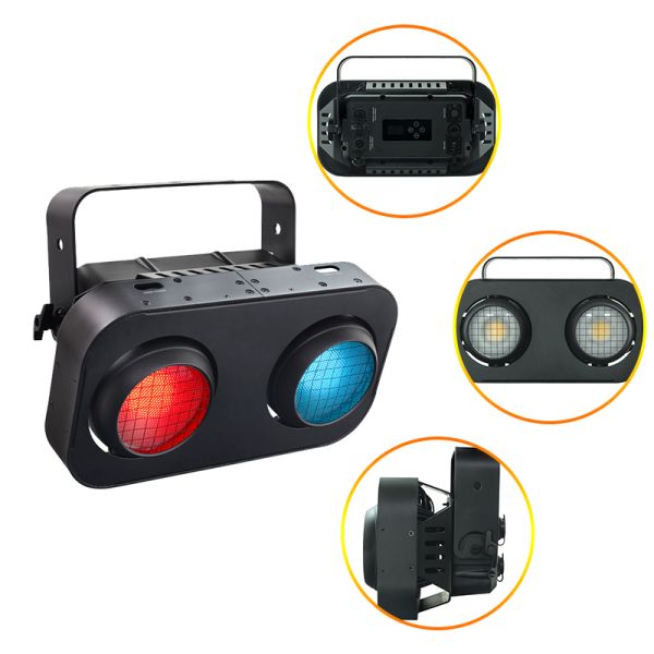 COB 2x90W Audience Blinder 2 Eyes Blinder Stage Studio Light Strobe Light