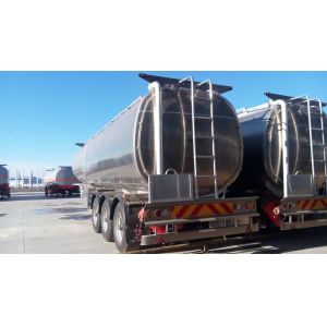 Stainless Steel Diesel Fuel Tank Trailer
