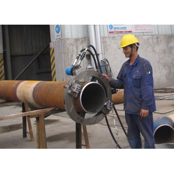 Hydraulic Split Frame Pipe Cutting And Beveling Machine Chamfering Machine