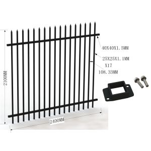 high security fence,steel hercules fence panel,garrison galvanized security