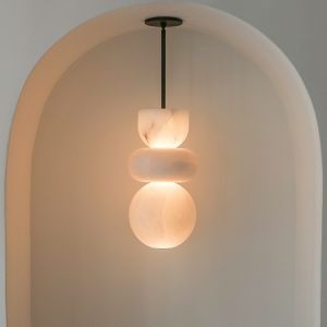 Marble Bedroom Copper Modern Simple Creative Pendant Light