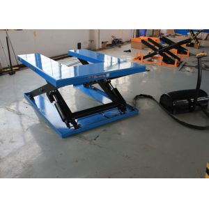 U Shaped Low Profile Lift Tables 2000kg 1 Ton 6600lbs Capacity