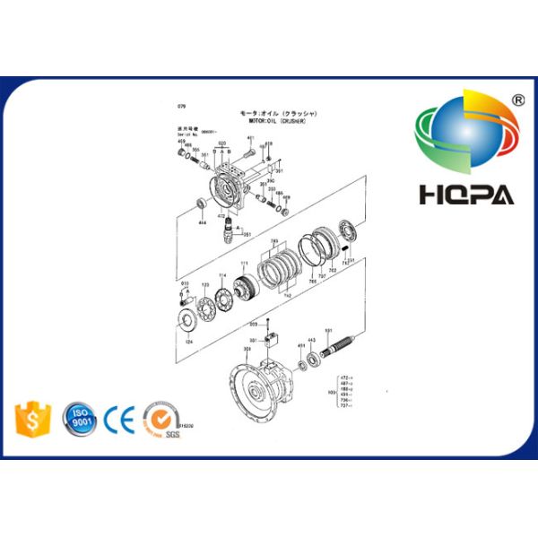 0816217 Swing Motor Seal Kit for Excavator Hitachi ZX330 ZX330-3