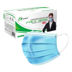 Quality ASTM F2100 17.5*9.5cm Disposable Surgical Face Mask for sale