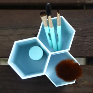 Cosmetics Desk Plastic Stationery Organiser For Students