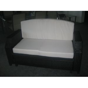 outdoor wicker sofa