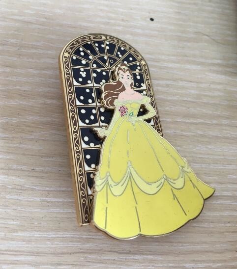 Buy Zinc Alloy Silver Plating Beauty Dragon pin badge with rubber clutches at wholesale prices